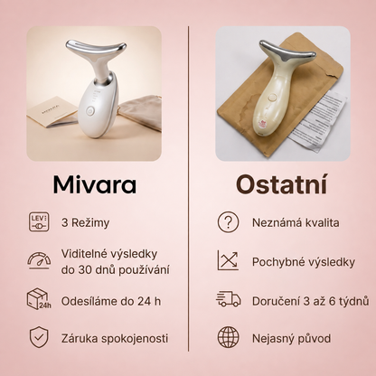 MIVARA™ 3-v-1 EMS lifting přístroj na obličej a krk