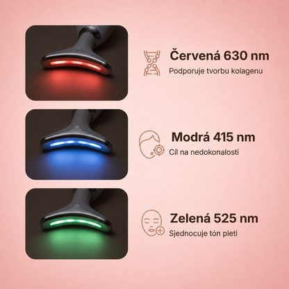 MIVARA™ 3-v-1 EMS lifting přístroj na obličej a krk